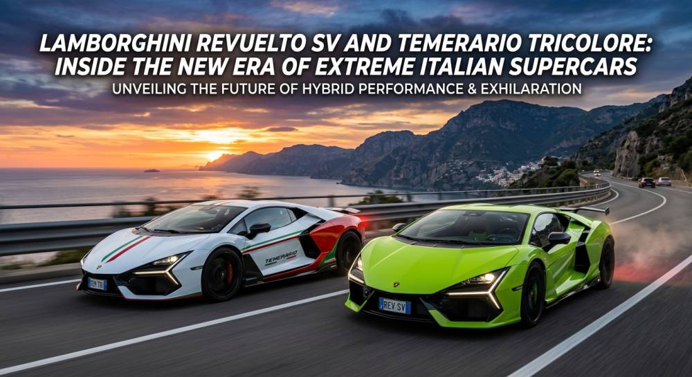Lamborghini Revuelto SV and Temerario Tricolore: Inside the New Era of Extreme Italian Supercars