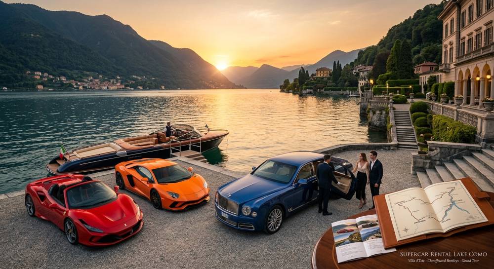 Supercar Rental Lake Como: Villa d'Este, Chauffeured Bentleys and a Four-Stage Grand Tour of the Lake