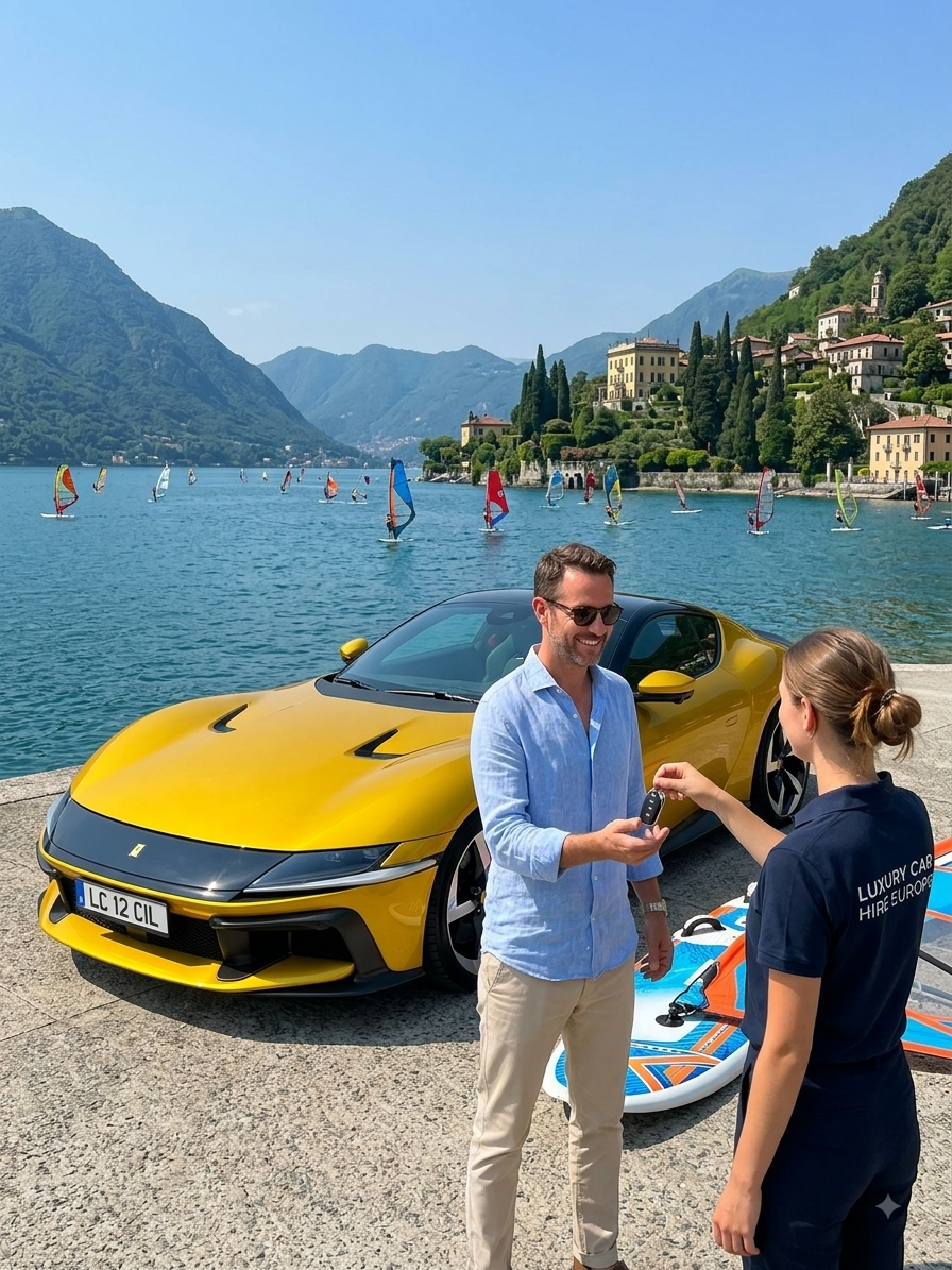 Ferrari & Lamborghini V12 Tours in Italy 2026: Lakes, Islands, Water Sports & Tailor-Made Experiences | Luxury Car Hire Europe
